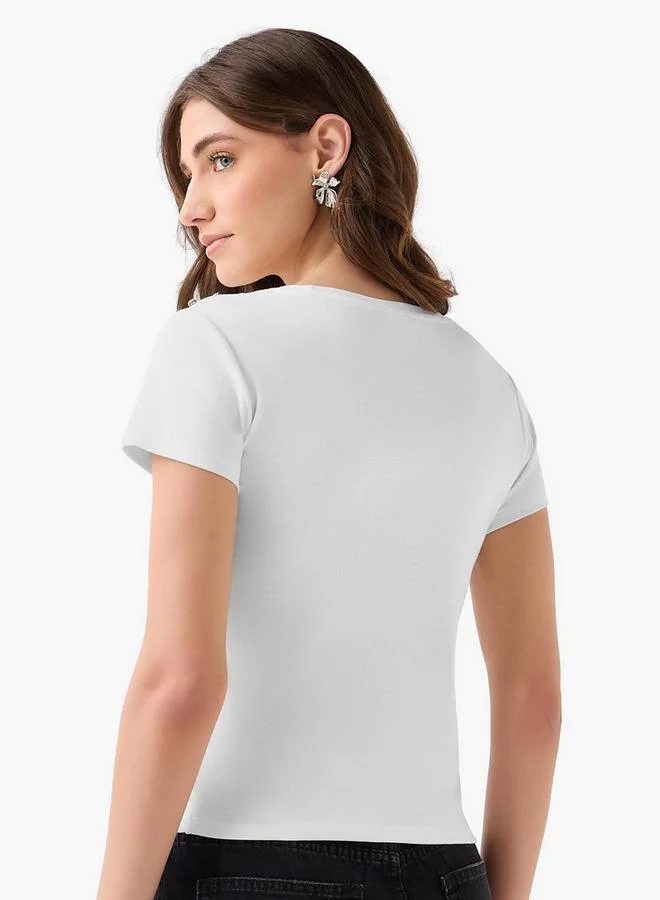 تواكستريمز 2Xtremz T-shirt with Embellished Detail